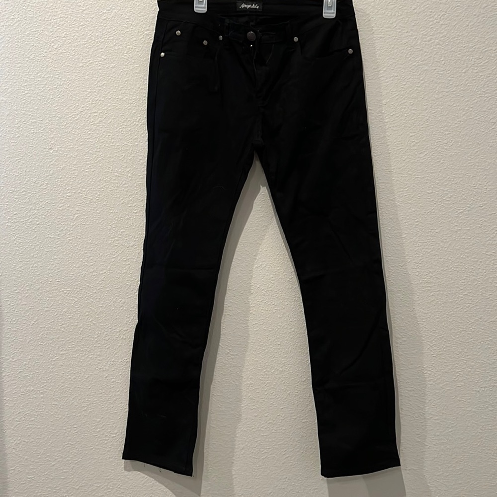 Aeropostale mens black jeans
